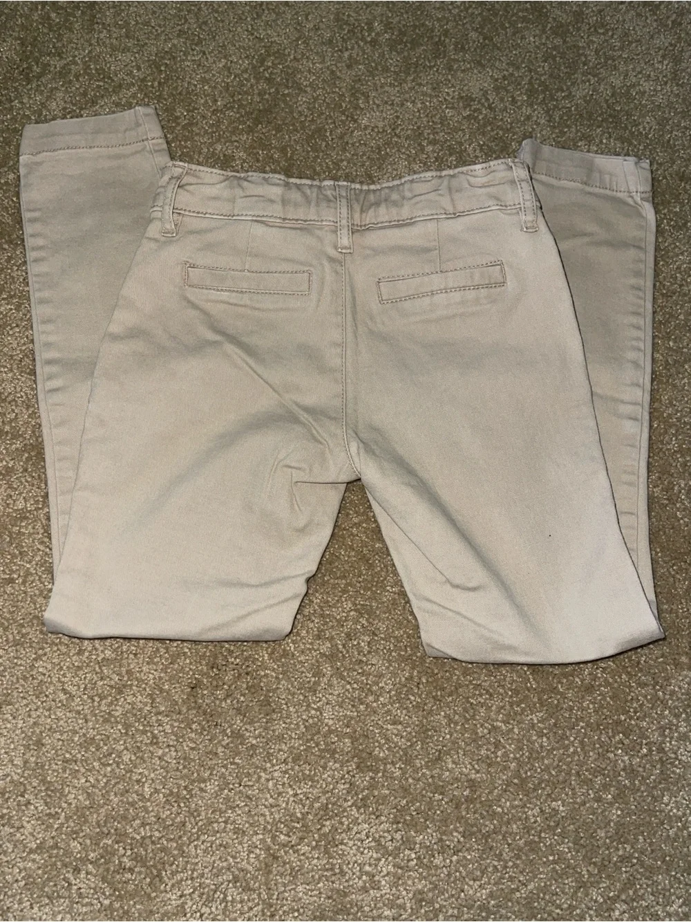 Girls Skinny School Uniform Pants, size 8 slim